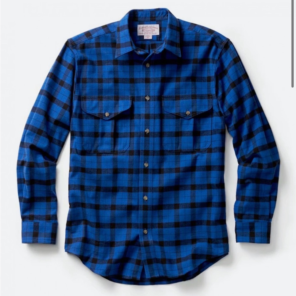 Filson Alaskan Guide Flannel Shirt Shacket. Size M